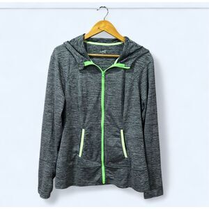 Lukka Women’s Large Gray Zip Up Jacket